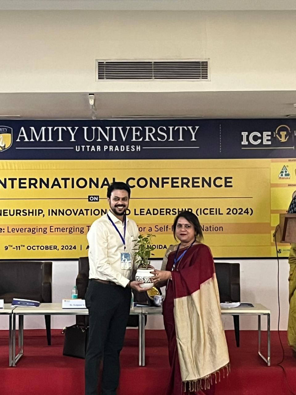 At Amity University, NOIDA