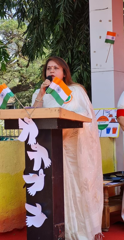 Lecture at a children's school in Ambarnath